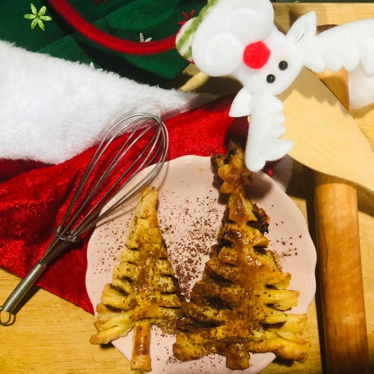 Chocolate Christmas Tree Pie