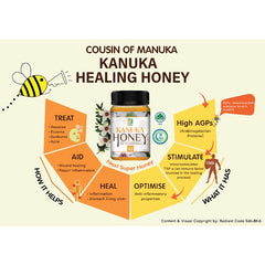 Radiant Organic Kanuka Honey (500g) Madu Asli Halal Uses & Benefits