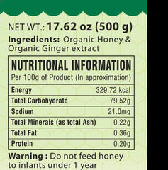Radiant Ginger Honey 500g