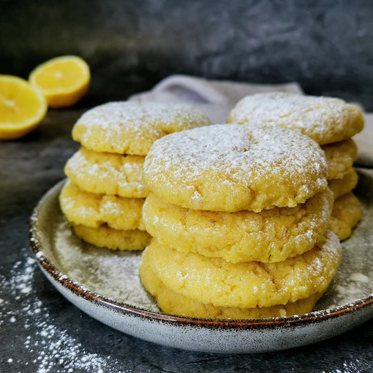 Soft & Chewy Vegan Lemon Cookies