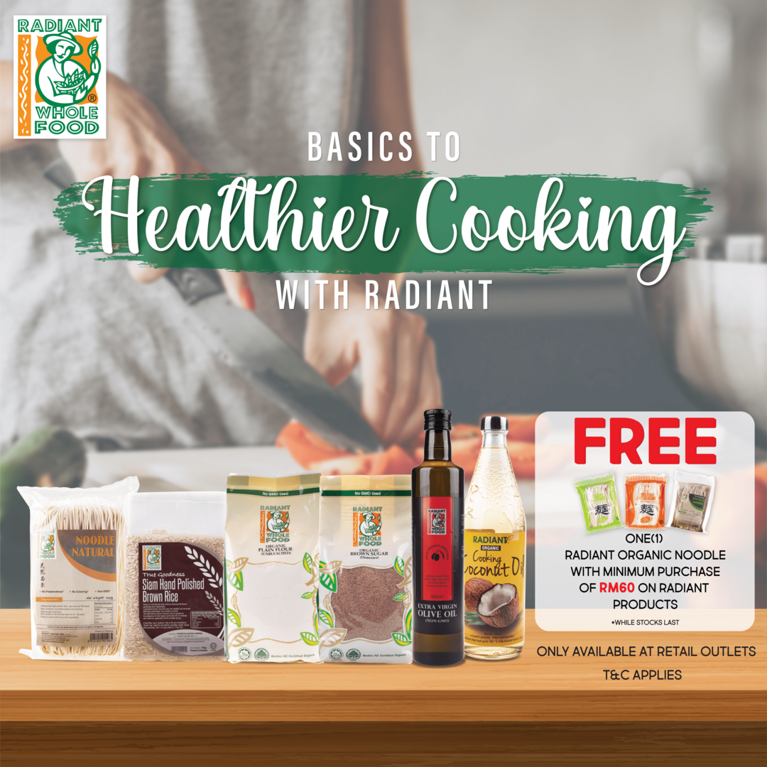 Promo Alert (Retail Outlets Only): Basics to Healthier Cooking with Radiant