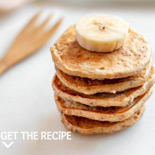 Baby Pancakes Made With Only Organic Banana Porridge