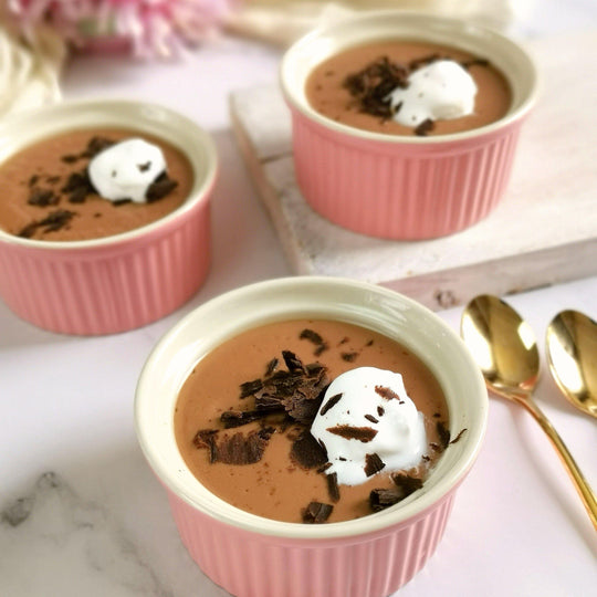 Vegan Chocolate Custard Pudding