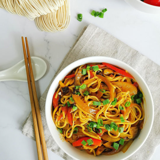 Curry & Pepper Noodles (Mee goreng mamak - healthier version)