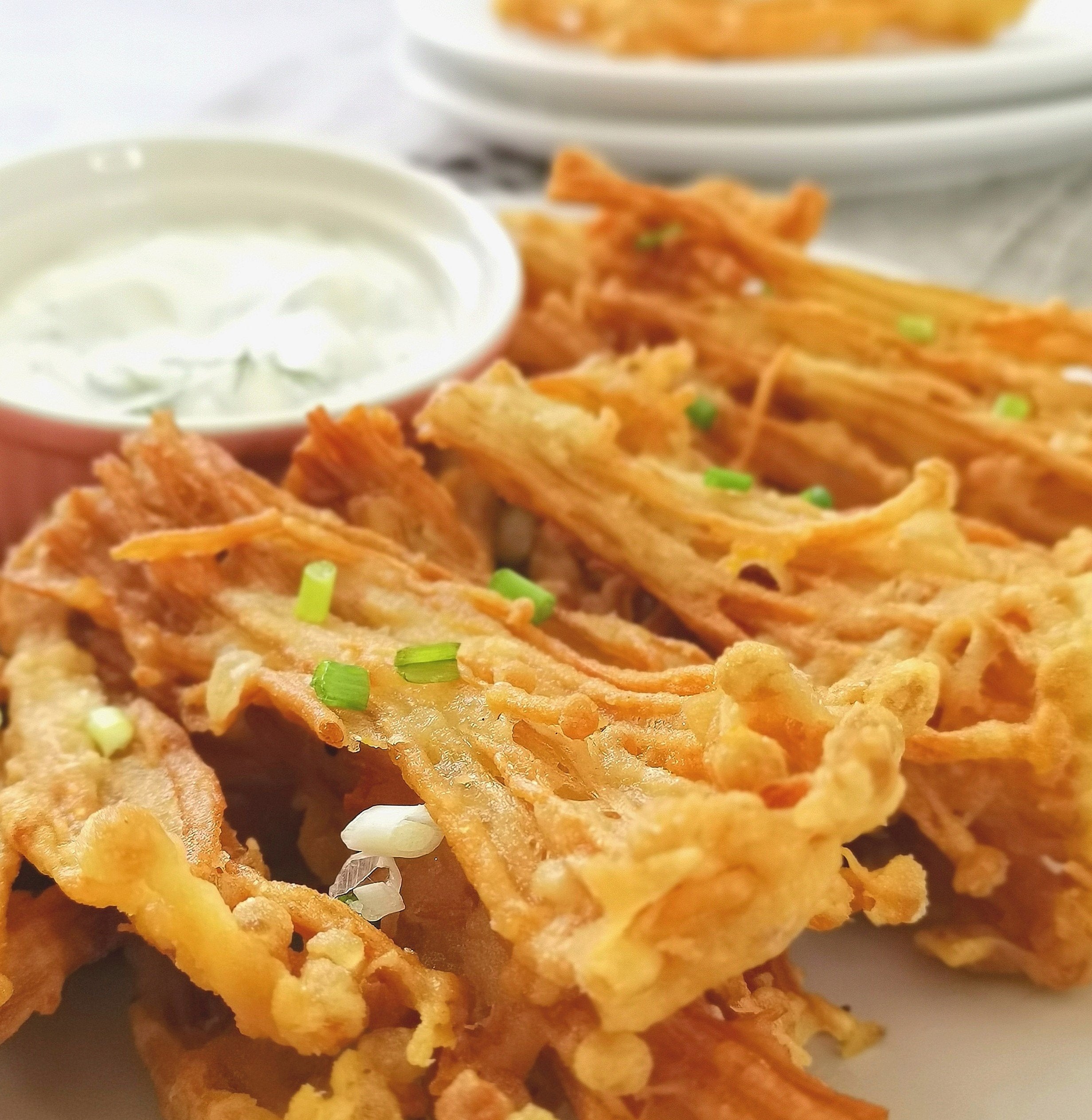 Crispy Fried Enoki Mushrooms