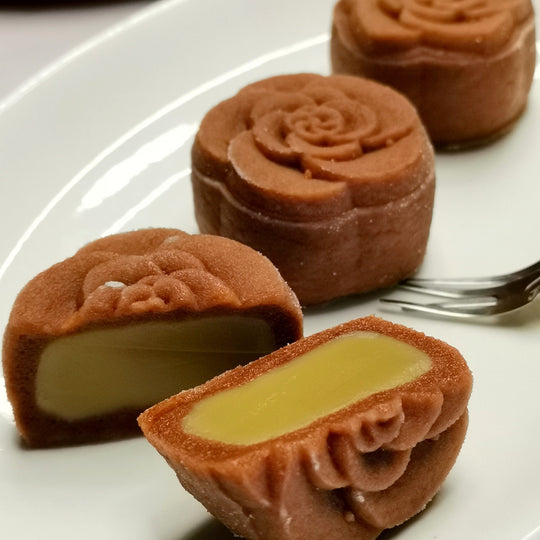 Chocolate Snowskin Mooncakes