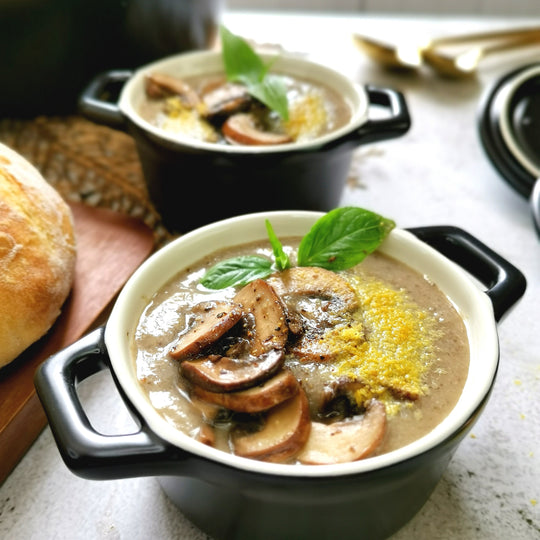 Creamy Mushroom Soup (Vegan)