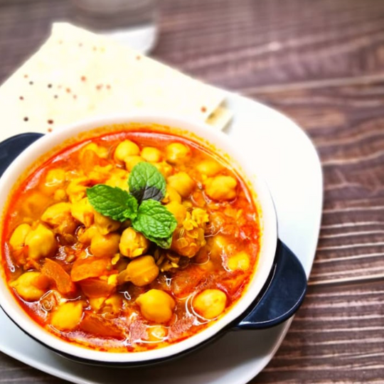 Curry Dhal with Chickpea