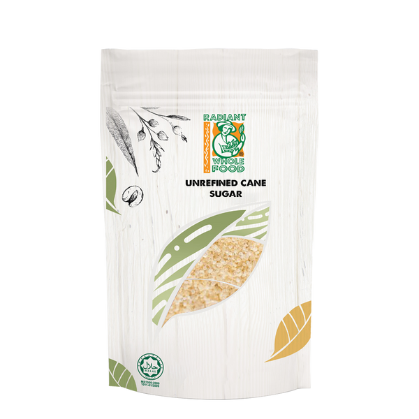 Radiant Organic Unrefined Cane Sugar (500g)