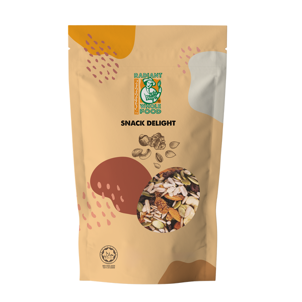 Radiant Snack Delight, Non Roasted Mixed Nuts and Dried Fruit