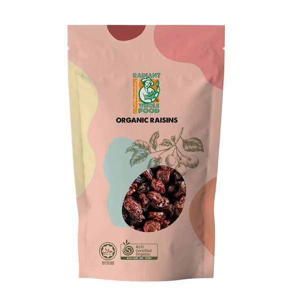 Radiant Organic Raisins, Sun-Dried (Gluten Free)