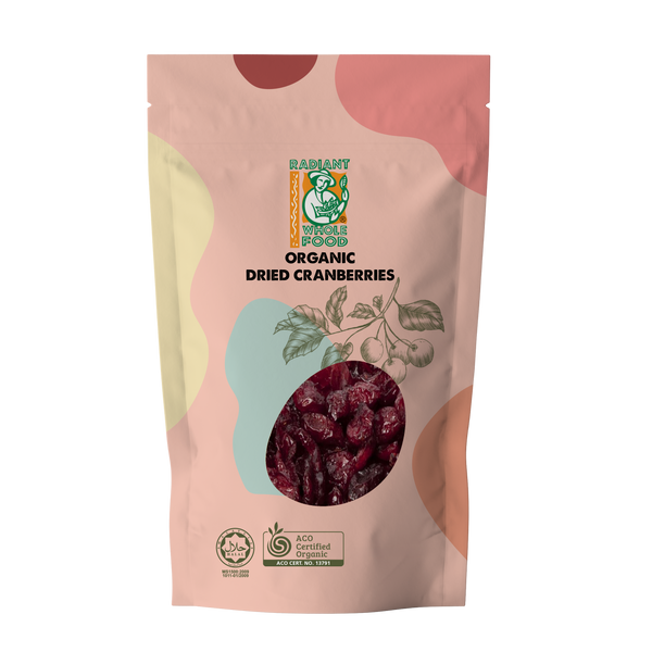 Radiant Organic Dried Cranberries (Gluten Free)