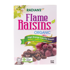 Radiant Organic Flame Raisins