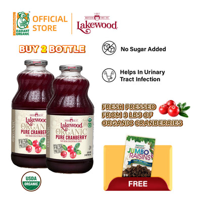 [Twin Pack] Organic Cranberry Juice