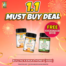 Radiant Organic Kanuka Honey (500g) Madu Halal