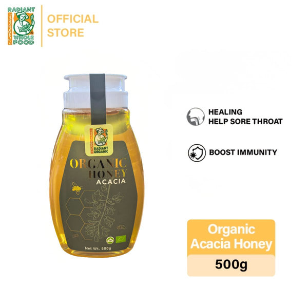 Radiant Organic Acacia Honey 500g