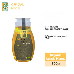 Radiant Organic Acacia Honey 500g