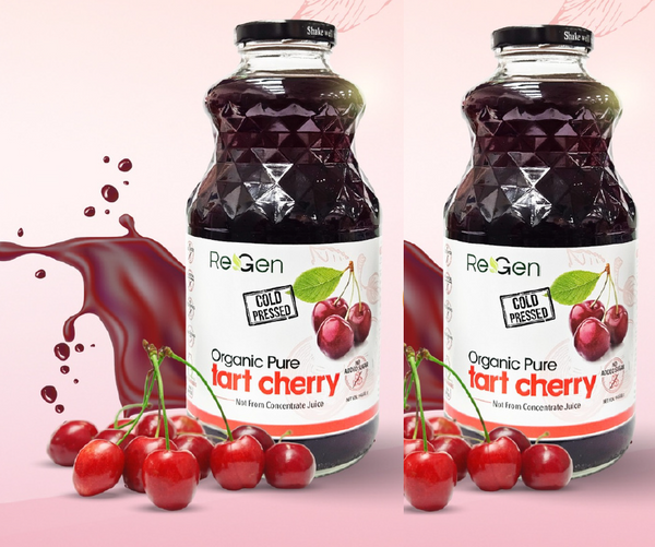 REGEN 100% Organic Tart Cherry Juice 946ml – High antioxidant, Support General Health