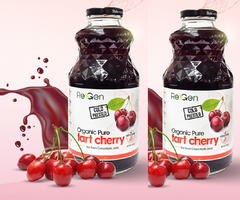 REGEN 100% Organic Tart Cherry Juice 946ml – High antioxidant, Support General Health