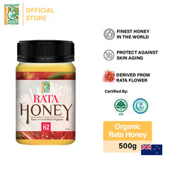 Radiant Organic Rata Honey (500g) Madu Asli Halal