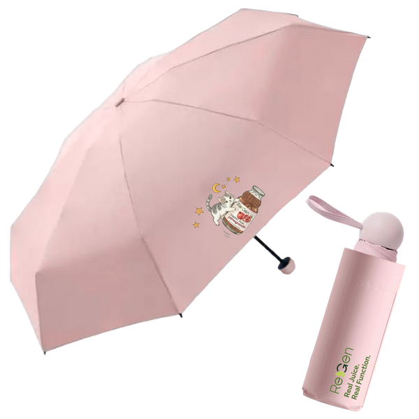 REGEN PORTABLE UMBRELLA - (BLUE / PINK / BEIGE)
