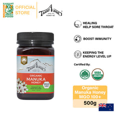 Tranzalpine Organic Manuka Honey MGO 100+  ( Madu Asli New Zealand )
