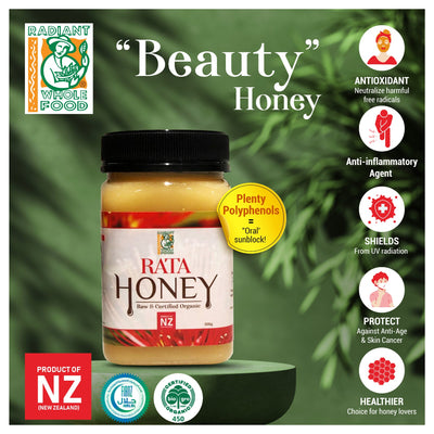Radiant Organic Rata Honey (500g) Madu Halal