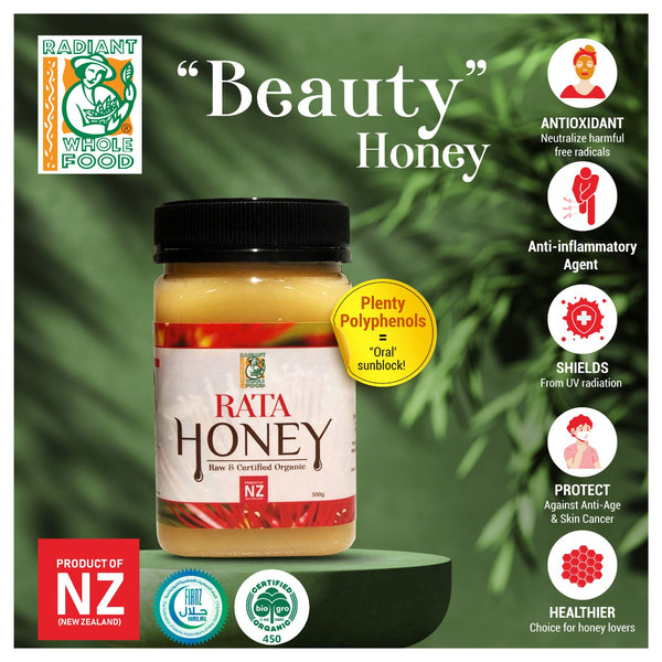 Radiant Organic Rata Honey (500g) Madu Halal