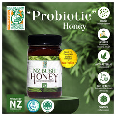 Radiant Organic NZ Bush Honey (500g) Madu Asli Halal