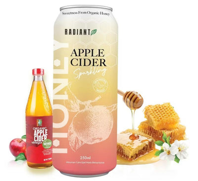 [Bundle of 6] Honey Apple Cider Sparkling Drink 250ml