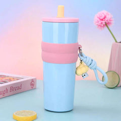 PASTEL THERMOS WITH KEYCHAIN
