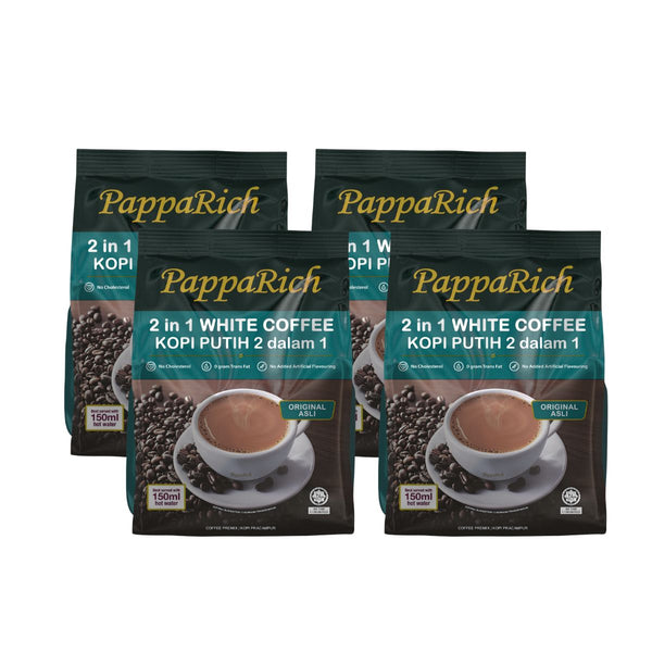 PappaRich 2 in 1 White Coffee-Original (28g x 12's) [Bundle of 4]