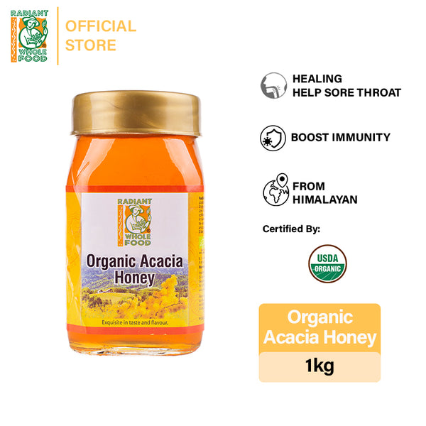 Radiant Organic Acacia Honey 1Kg