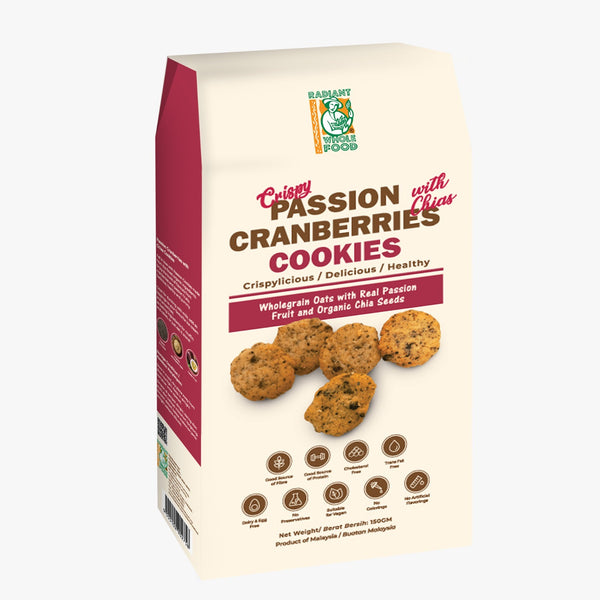 Radiant Passion Cookies With Cranberries