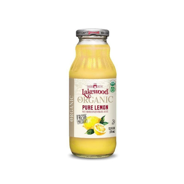 Lakewood Organic PURE Lemon Juice 12.5Oz (370ml)