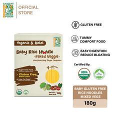Gluten Free Baby Rice Noodle - Mixed Vege 180g