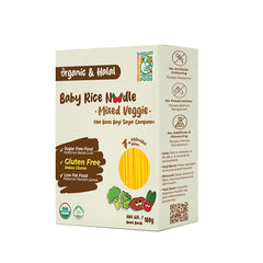 Gluten Free Baby Rice Noodle - Mixed Vege 180g