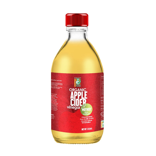 Radiant Organic Apple Cider Vinegar (300ml) Halal Certified Radiant