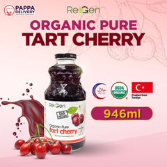 REGEN 100% Organic Tart Cherry Juice 946ml – High antioxidant, Support General Health
