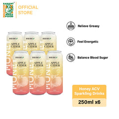 [Bundle of 6] Honey Apple Cider Sparkling Drink 250ml