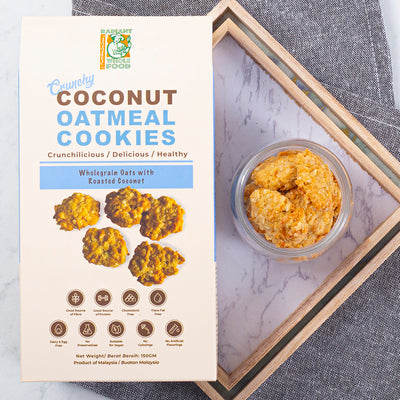 Radiant Crunchy Coconut Oatmeal Natural Cookies