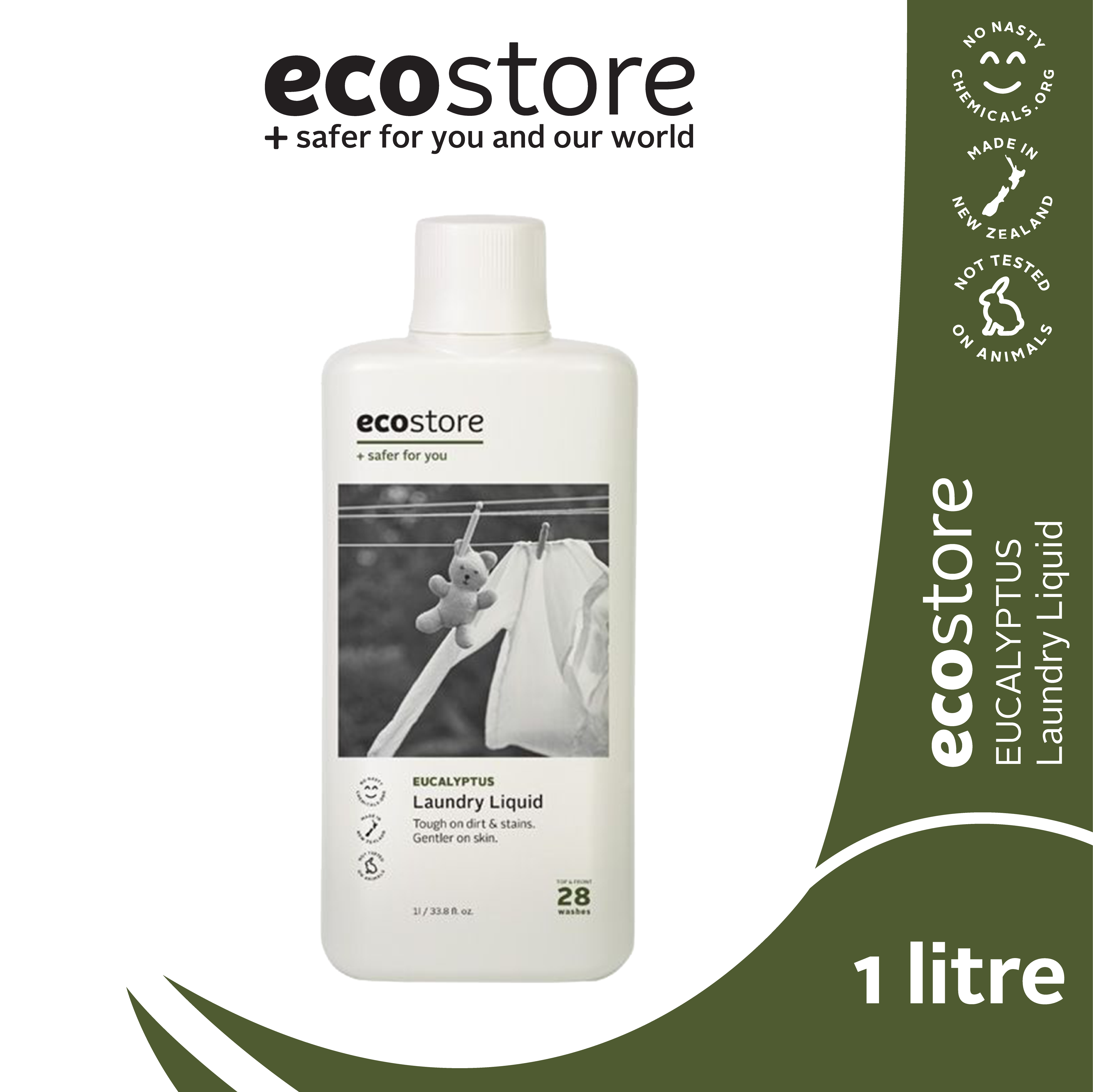Ecostore Eucalyptus Laundry Liquid Radiant Whole Food Organic