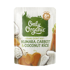 Only Organic Kumara, Carrot & Coconut Rice