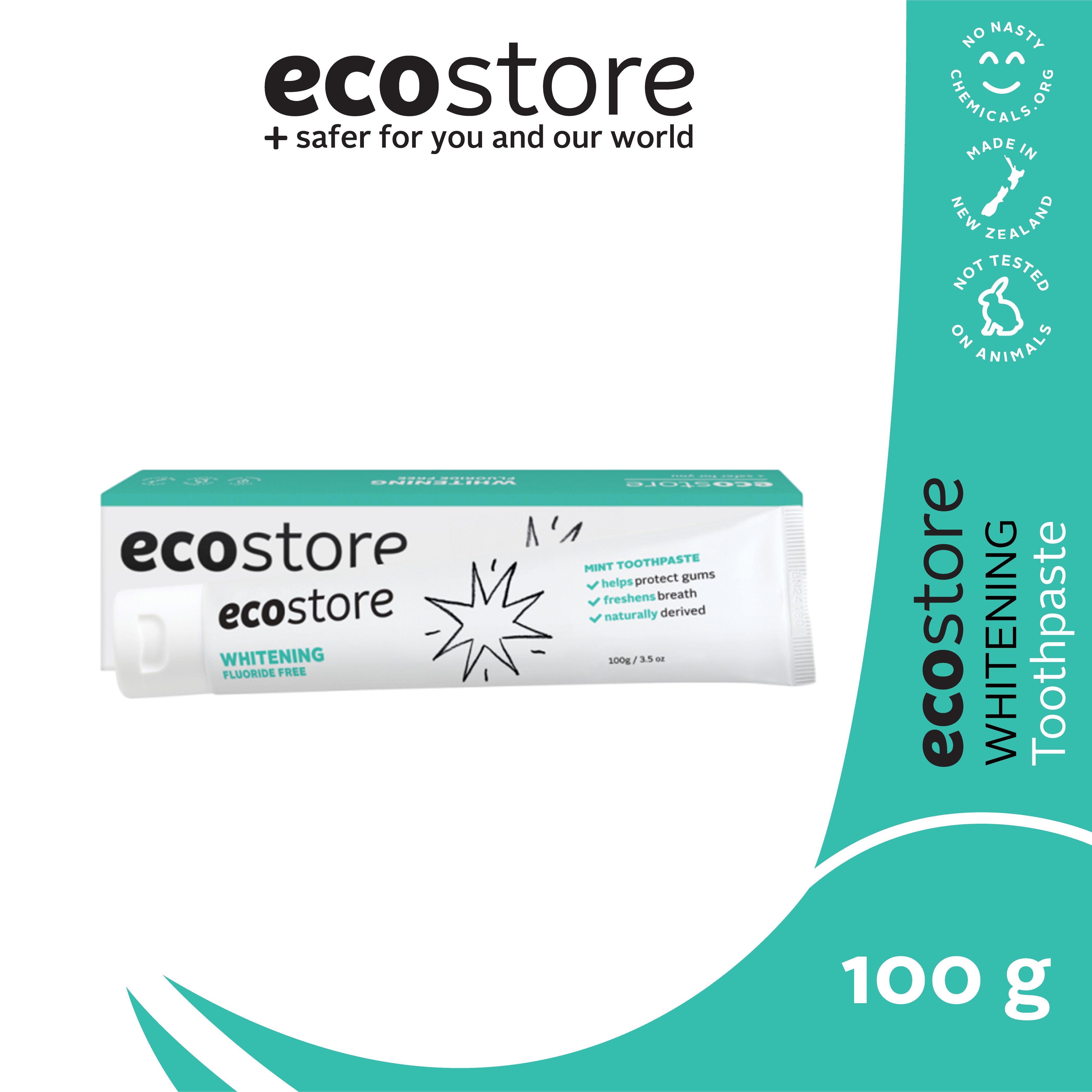 Ecostore Toothpaste Whitening Radiant Whole Food Organic Food