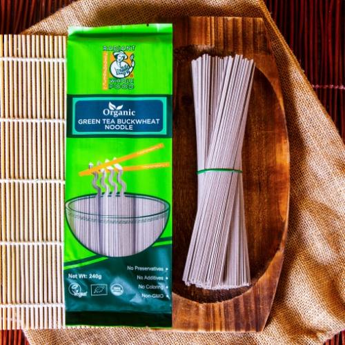 Radiant Green Tea Buckwheat Noodle