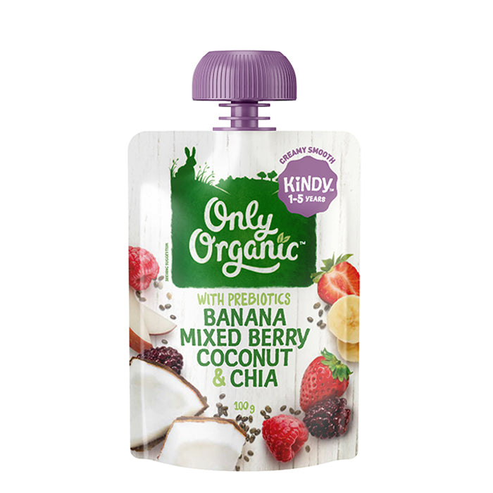 Only Organic Banana Mixed Berry Coconut & Chia