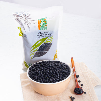 Radiant Organic Black Beans (Green Kernel)