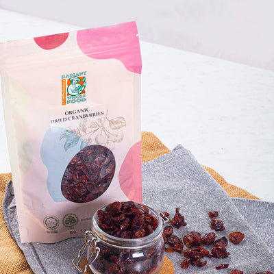 Radiant Organic Dried Cranberries (Gluten Free)