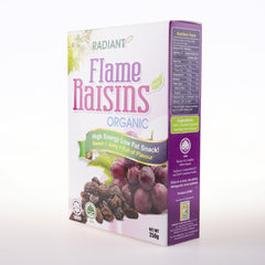 Radiant Organic Flame Raisins