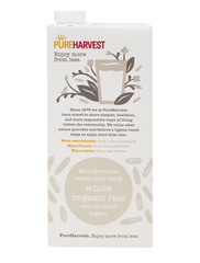 PureHarvest Organic Rice Milk - Natural